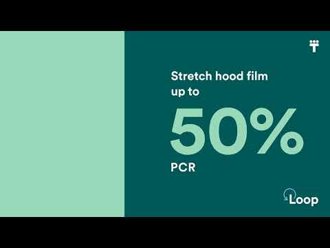 Sustainability in the hood! Stretch Hood film with up to 50% recycled plastic