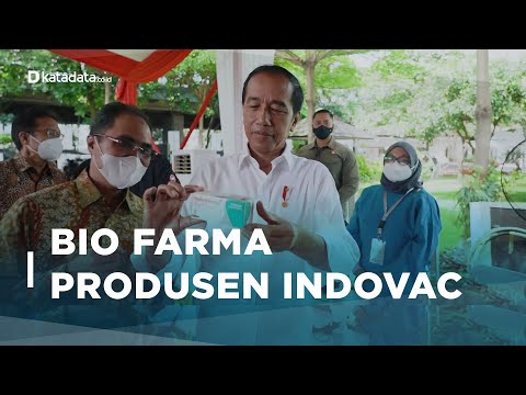 Presiden Jokowi Puji Bio Farma, Luncurkan Vaksin Covid-19 IndoVac | Katadata Indonesia