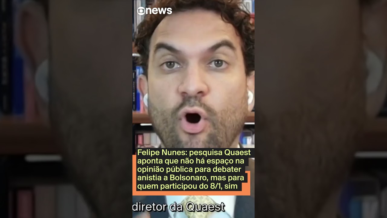 ‘Não há espaço na opinião pública para debater anistia a Bolsonaro’, diz Felipe Nunes sobre pesquisa