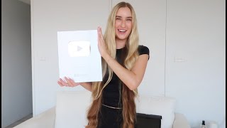 We hit 100k!!! Unbox my silver play button with me