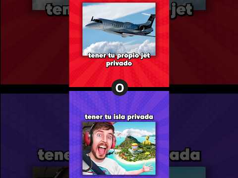 Que prefieres? ? tener tu propio jet privado o tener tu isla privada #queprefieres