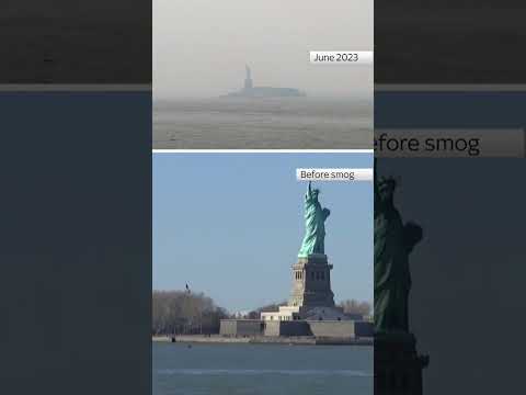 New York before and after smog