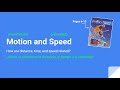 Understanding Motion and Speed Concepts