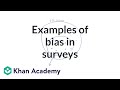 Understanding Bias in Sampling