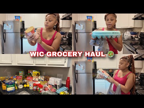 Daily life with Zanadia 💕| WIC grocery haul | What we got this month! 🛒