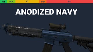 SG 553 Anodized Navy Wear Preview
