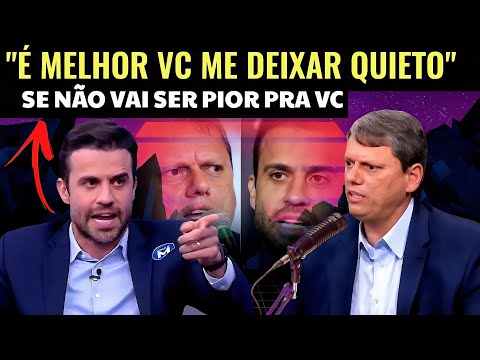 CLIMA TENSO; Pablo Marçal SOLTA ALFINETADA PRA CIMA DO TARCÍSIO; "É melhor você me deixar quieto"