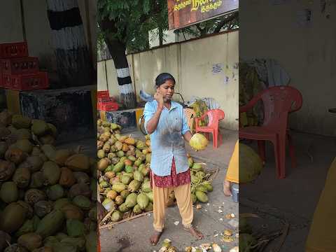 Coconut water in India 4.8 #india #coconut #shorts #skills #perfection #water #fresh #machete