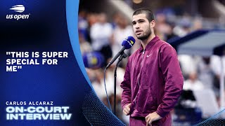 Carlos Alcaraz On-Court Interview | 2025 US Open Final