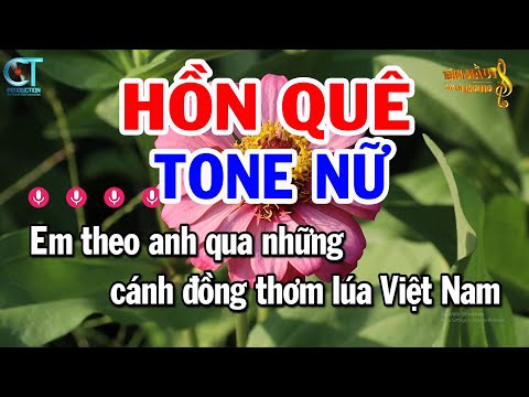 Karaoke Hồn Quê Tone Nữ ( G ) Nhạc Sống Mới Nhất || Karaoke Tuấn Kiệt