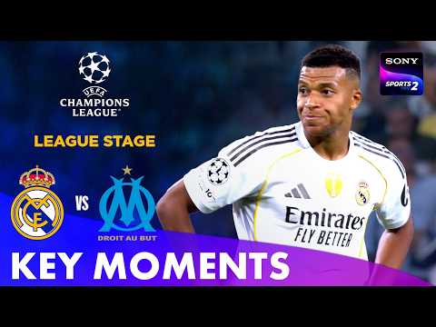 Real Madrid vs Marseille | Key Moments | UEFA Champions League 2025