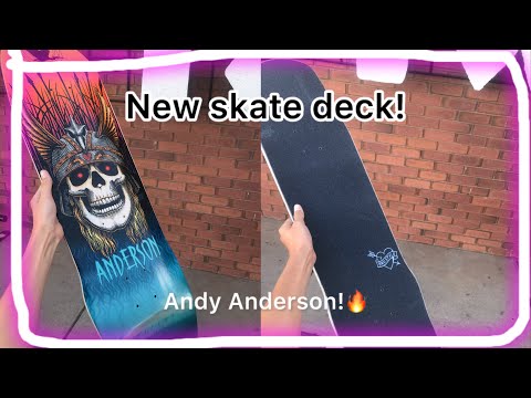 New deck!🔥 #AndyAnderson #skateboarding #skate #sk8 #like