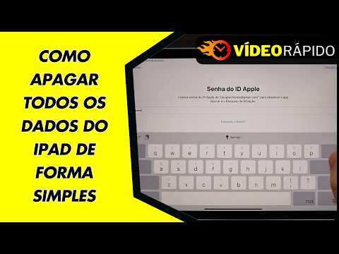 COMO APAGAR TODOS OS DADOS DO IPAD DE FORMA SIMPLES