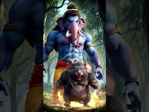 मूषक कैसे बने भगवान गणेश के वाहन–अनसुनी पुराण कथा🐁🕉️ | मूषक वाहन #shorts