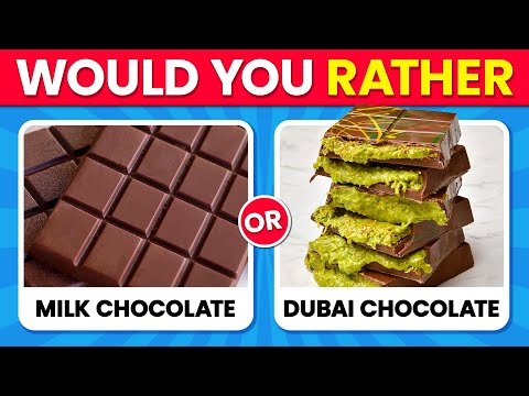 Would You Rather...? Chocolate Edition 🍫🍩 Quiz Time