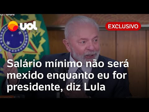 Lula diz que não desvinculará aposentadoria do salário mínimo: 'Não mexe enquanto eu for presidente'