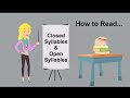 Exploring Closed and Open Syllables