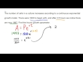 Exponential Growth and Doubling Time