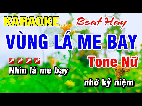 Karaoke Vùng Lá Me Bay (Beat Hay) Tone Nữ Nhạc Sống | Hoài Phong Organ