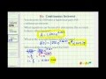 Continuous Interest and Account Balance