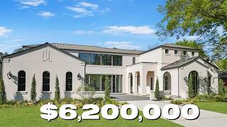 DALLAS REALTORS TOUR A $6.2M TRANSITIONAL HOME | TOUR A SPECTACULAR $6.2M NEW CONSTRUCTION HOME