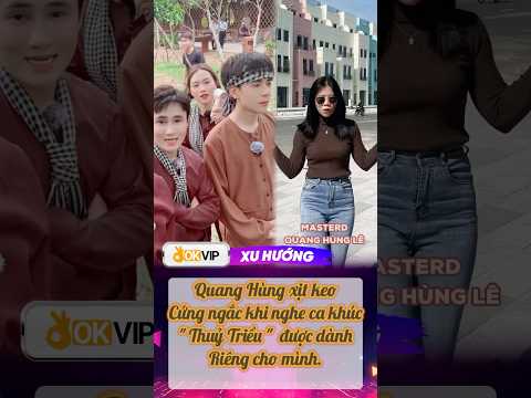 Quang Hùng xịt keo khi nghe lại Thuỷ Triều  dành riêng cho mình.😂😂#quanghungmasterd #anhtraisayhi