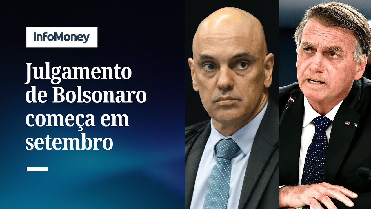 STF marca início do julgamento de Bolsonaro para 2 de setembro | InfoMoney News