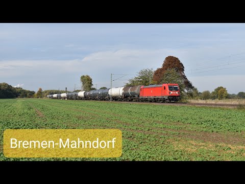 4K | Treinen in Bremen-Mahndorf - Compilatie - 21 oktober 2022