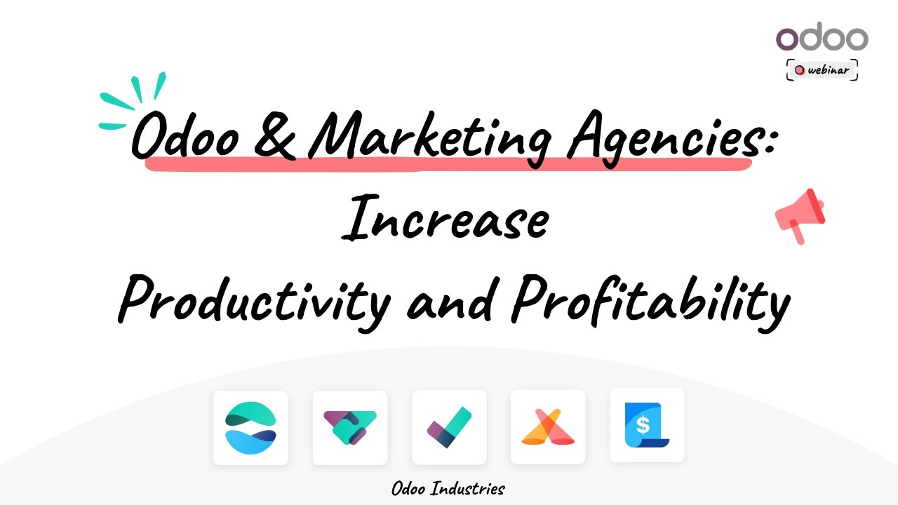 Webinar Industry - Odoo & Marketing Agencies: Increase Productivity and Profitability | 14.05.2025

Optimize your marketing agency's management with Odoo and boost your efficiency every day. Easily track your client projects, ...