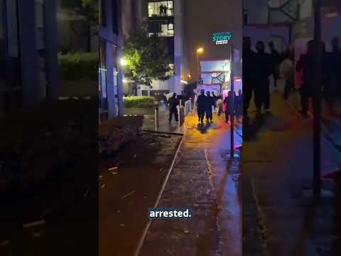 ‘Battle of Brum’ firework disorder calls for police intervention #itvnews #news #uk #crime