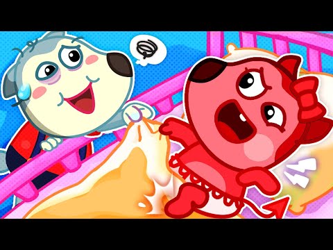 Sleep Well, Baby 😴 Rock-a-bye Baby | Baby Care Songs 🎶 Wolfoo Nursery Rhymes & Kids Songs