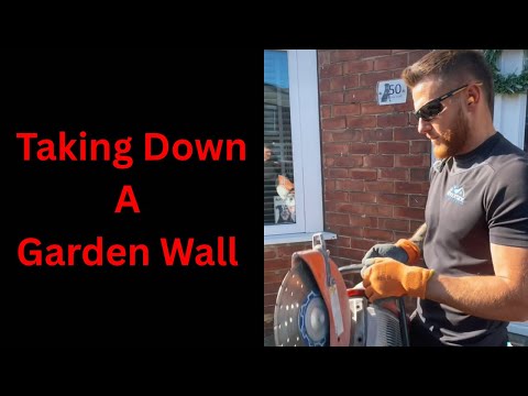 Taking Down A Garden Wall