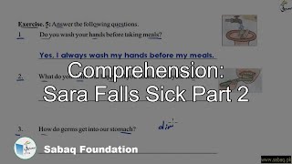 Comprehension: Sara Falls Sick Part 2