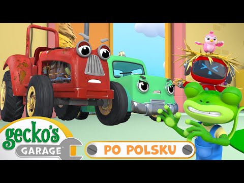 Traktorowe tarapaty | Warsztat Gekona | Bajka dla dzieci po polsku | @GeckosGaragePoPolsku