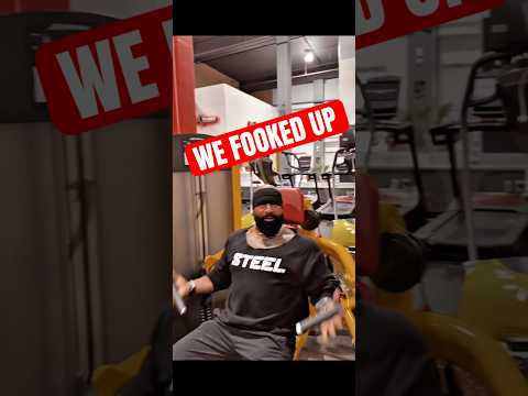 UDDER FAIL | Robertfrank615 #bodybuilding #fitness #gymmotivation