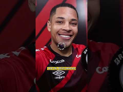 A evolução do salário do atacante Vitor Roque 🤑 #vitorroque #palmeiras #brasileirão