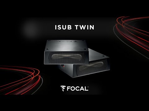 ISUB TWIN, the new twin subwoofers for cars