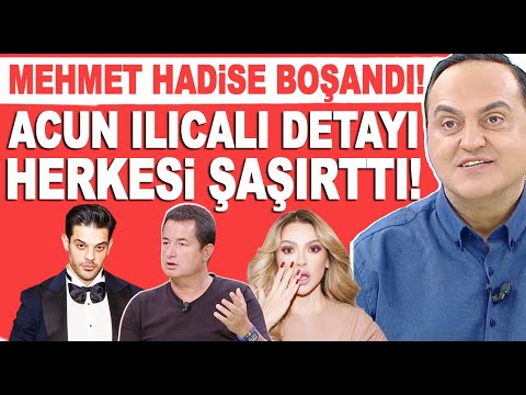 'Burada başka bir haber var!!!' Hadise Mehmet Dinçer boşanma davasındaki Acun Ilıcalı detayı!