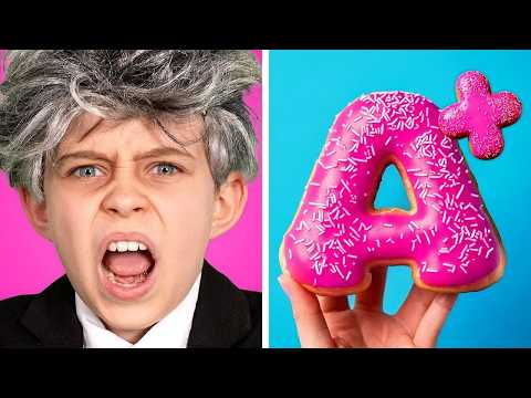 Uma Professora Malvada está no Comando?! || Caos Escolar Hilário e Truques Inteligentes