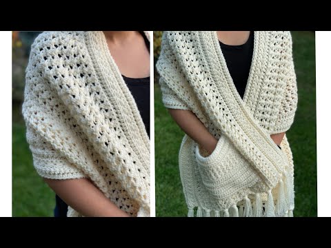 شال كروشيه جديد وحصري /crochet shawl