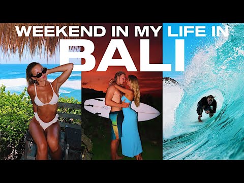 a weekend in my life in BALI VLOG 2: (i went foil surfing, tide pools, jet skiing, & more)