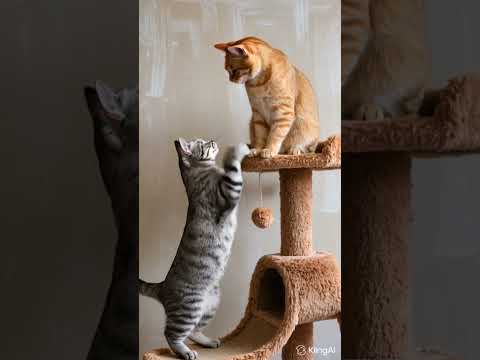 🐱🔥When Cats Go Crazy 😼💥" → "عندما تفقد القطط أعصابها!"