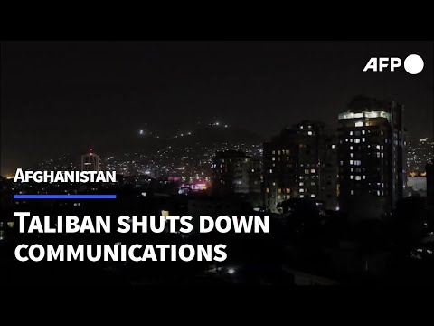 View of Kabul as Taliban shut down communications across Afghanistan | AFP