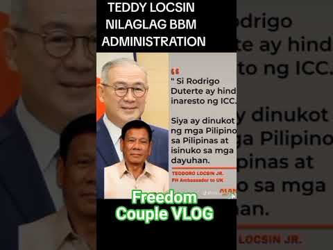 # TEDDY LOCSIN NILAGLAG BBM ADMINISTRATION