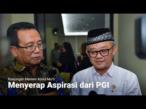 Wawancara usai Kunjungan ke kantor Persekutuan Gereja Indonesia