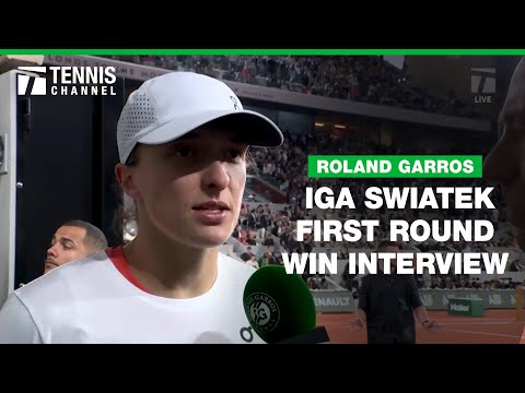 Iga Swiatek is Feeling the Electricity | 2024 Roland Garros Round 1