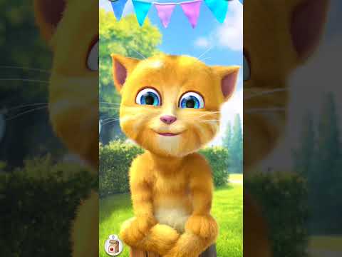 talking ginger playing 😚#talkingginger #shortsfeed #games