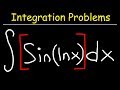 Integration of Sine Natural Logarithm