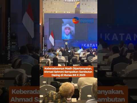 Keberadaannya Masih di Pertanyakan, Ahmad Sahroni Sampaikan Samburan Daring di Munas IMI X 2025