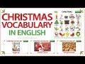 Exploring Christmas Vocabulary in English
